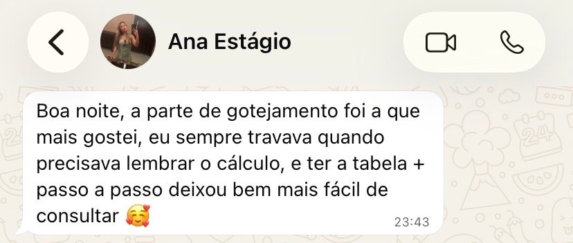 Depoimento de aluna sobre o Guia
